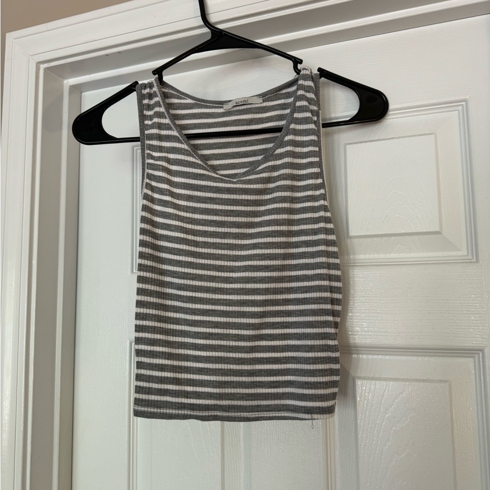 Striped Crop Top